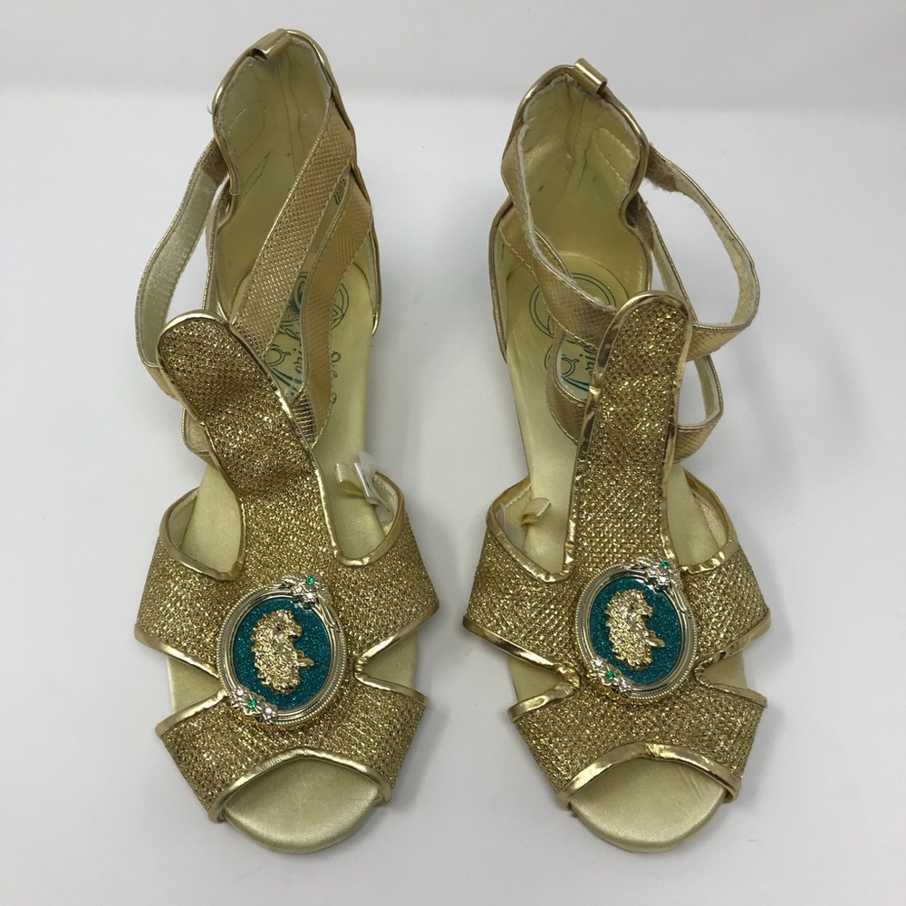 Gold Shoes for Girls Size 2/3